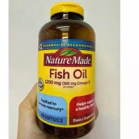 ราคา Nature Made Fish Oil 1200 mg 300 Softgels 360 mg Omega-3 Exp.02/28 (1735002185344649209)