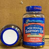 ราคา (Exp.02/2027)Pure Alaska Omega Wild Alaskan Salmon Oil, 100% pure salmon oil, imported from the USA, contains Omega 3 fatty acids. (1735001489936909874)