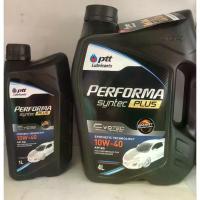 ราคา [COD] [Tiktok]Semi-Synthetic Gasoline Engine Oil Ptt Performa Syntec Plus Evotec 10W-40 Ptt. Performa Sintech Plus Api Sq 10W-40 4 L or 4+1 L (1735445750587164393)