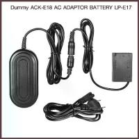 ราคา Dummy Battery ACK-E18 AC Adapter LP-E17 for Canon 800D 250D 77D RP (1734511724948850300)