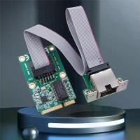 ราคา Gigabit Ethernet NIC Adapter 10/100/1000M Mini PCIe Network Adapter Mini PCI Express Gigabit Ethernet Card for Desktop PC (1734831755430298753)