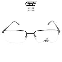 ราคา กรอบแว่นตา GEZE รุ่น 1270 - C2 ครึ่งกรอบสีเทาเข้ม (ขาสปริง) น้ำหนักเบา ใส่สบาย Vintage (1734935506032953180)