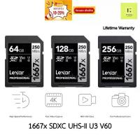 ราคา Lexar Professional 1667x SDXC UHS-II U3 V60, 64GB 128GB 256GB SD CARD sdcard , class V30 , 4K UHD Full HD memory card (1735210845683680878)