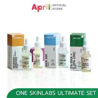 ราคา ONE Skinlabs ครบเซ็ท ONE Ultimate Skin Set Hya 15x Serum + Anti-acne Serum + Retinol Serum + Whitening Serum (1734959952514155872)