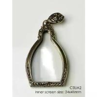 ราคา CSUA2GoldenBronze Chao Sua amulet casing 24x41mm กรอบพระ บรอนซ์ทอง ทรงเจ้าสัว (1735489905102259649)