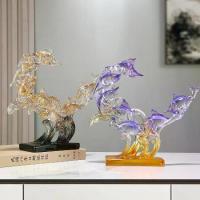 ราคา Premium Crystal Swordfish Decor, Light Luxury Home Ornament for Living Room & Wine Cabinet (1735263556541449941)