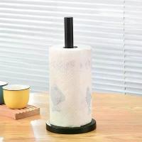 ราคา [Oossoo] Stainless Steel Stand Paper Towel Holder with Weighted Base Kitchen Roll Holder Paper Towelholder for Kitchen and Bathroom (1735004107927684910)