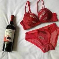 ราคา Red Bra Set for Zodiac Year, Push-Up Sexy Lingerie, Thickened Wireless Adjustable Bra for Small Bust (1733464419787310843)