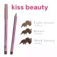 ราคา 2723 ราคาส่งยกกล่อง24ชิ้น ดินสอเขียนคิ้ว Kiss beauty กันน้ำ ติดทนนาน สีสวย ที่เขียนคิ้วรุ่นอัพเกรด (1735295111512229634)