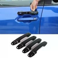 ราคา ABS Carbon Keyless Door Grab Handle Cover Protector Accessories Trim For Subaru XV Impreza Forester (1734928401937565162)