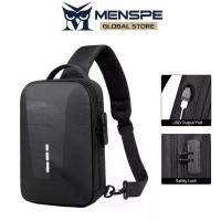 ราคา [พร้อมส่ง] MENSPE Oxford Men Chest Bag Fashion Pouch Bag Travel Shoulder Bag Casual Chest Bag Fashion Shoulder Bag Waterproof Casual Sport Street Bag for College Student (1735522635844585225)