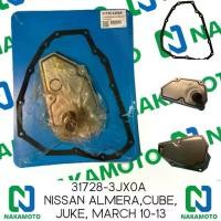 ราคา ❈Nakamoto กรองน้ำมันเกียร์ออโต้พร้อมปะเก็น สำหรับรถ Nissan Almera, Cube, Juke, March 10-13, Suzuki Swift 1.2◈ (1734982192393127142)