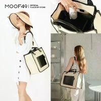 ราคา MOOF49 CALICO TRAVEL BAG + CASE กระเป๋าผ้า Recycled Cotton จัดส่งจากกทม (1735370642248271840)