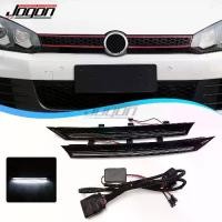 ราคา ไฟกระจังรถยนต์ Volkswagen VW Golf 6 MK6 GTI ไฟกระจังแข่ง ปี 2009/2012 ไฟกระจังหน้า ไฟบังโคลน ไฟวิ่งกลางวัน (DRL) (1735371775673402572)