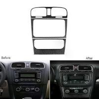 ราคา ฝาครอบช่องระบายอากาศคอนโซลรถยนต์ไฟเบอร์คาร์บอน 3 ชิ้น สำหรับ Volkswagen Golf Mk6 (ปี 2008–2012) (1734358855682917670)
