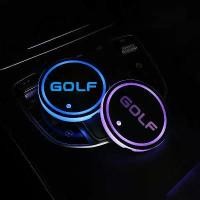 ราคา 2026 สินค้าขายดีสำหรับ VOLKSWAGEN VW พรมรองแก้วน้ำเรืองแสง LED สำหรับรถ Volkswagen VW รุ่น Golf 5/6/7/8, GTI (MK6), Passat, Jetta, Tiguan, Polo (1734811167586682638)