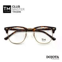 ราคา [COD] [tiktok]กรอบแว่นวินเทจ ทรง Club Master แบรนด์ Toni Morgan รุ่น TM3016 สีกระ/ทอง (1735177584528622912)