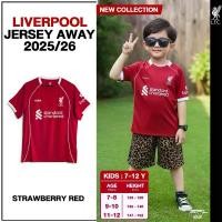 ราคา Liverpool Football Club ลิเวอร์พูล เสื้อบอล ชุดเหย้า สำหรับเด็ก Supporter Jersey Home 2025/26 A25SP04 (1735120472706484045)