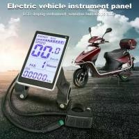 ราคา Electric Bike LCD Display Screen Waterproof E Scooter M5 Panel Universal Electric Bike LCD Display Meter for Electric Bike (1734535444053525726)