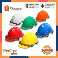 ราคา PROTAPE หมวกนิรภัย หมวกเซฟตี้ วิศวะ ก่อสร้าง สายรัดคางยางยืด SAFETY HELMET High Impact ABS มาตรฐาน มอก. จัดส่งที่รวดเร็ว (1734532332244010034)