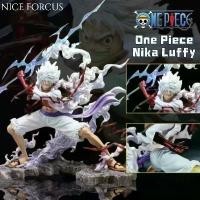 ราคา [Tiktok] One Piece Model with Box, Figure Model 12 Cm. One Piece Fifth Gear Nika Luffy Lightning Luffy for Decoration (1735318528230262666)