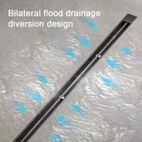 ราคา 【Sewer floor drain】 3.2cm Wide Floor Drain Stainless Steel Linear Narrow Shower Drain Anti-odor Bathroom Drains Copper Core Drainage (1735241574015796729)