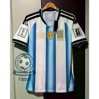 ราคา New !! เสื้อฟุตบอลโลก ทีมชาติ อาเจนติน่า 3A เกรดแฟนบอล Home ชุดเหย้า ปี 2026 ฟลูออฟชั่นชื่อเบอร์นักเตะในทีม (อาเจนติน่า-ครบทุกคน) (1735485294284408320)