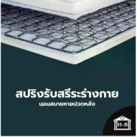 ราคา Home ที่นอนสปริง รุ่น Simon หนา 8 นิ้ว สีขาว กันไรฝุ่น แข็งแรง ทนทาน (1734598532987979124)