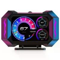 ราคา Heads Up Display for Car, OBD2 & GPS Speedometer Dual System, HUD Digital Speedometer MPH for car Heads Up Display with Car Inclinometer, RPM Meter, Water Temperature Gauge (1734800463705965775)