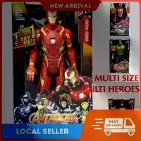 ราคา (WORTH THE PRICE) CosplayKing Captain America Hulk Toy Iron Man Figure Toy Spiderman Robot Toy Figure Toys Groot Thor IronMan Spider Man Captain Marvel Dr Strange Black Panther Joker Aquaman Marvel (1