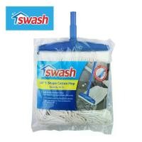 ราคา แปรงขัดพื้น SWASH 10" T-Shape Cotton Mop ม็อบหนีบ 10 นิ้ว ไม้ม็อบ ไม้ถูพื้น ไม้กวาด (1734541482854483405)