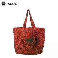 ราคา TANGO กระเป๋าผ้า CARRY ALL ถุงผ้า Shopping Bag สีแดง ลายลูกไม้ (1735260308928956194)