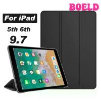 ราคา เคสแท็บเล็ต ART [BOELD] สำหรับ iPad ขนาด 9.7 นิ้ว ปี 2018/2017 รุ่น A1893/A1954/A1822 เคสนิรภัย PU บางเฉียบ พร้อมฟังก์ชัน Wake และ Smart Cover รองรับ iPad รุ่นที่ 5 และ 6 (1734872183551330165)