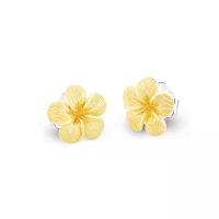 ราคา PRIMA ต่างหูทองคำ 99.9% รูปดอกไม้(ชบา) Flower Natural Collection รหัสสินค้า 111E3097-18 (1735278234938279745)