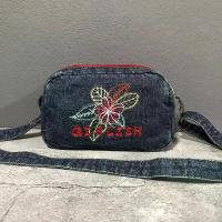 ราคา Vibes No.207 กระเป๋ายีนส์ สะพายข้าง Girlish รุ่น Flower (กว้าง9.5 สูง6นิ้ว) (1735338093299926772)