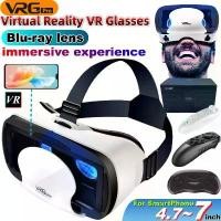 ราคา CoolWiz VRGPRO แว่นตา VR บลูเรย์ วิดีโอความจริงเสมือน (VR), แว่นตา 3D IMAX 4K สำหรับโทรศัพท์ขนาด 4.7–7 นิ้ว รองรับจอยสติ๊กเกม ชุดหูฟัง/แฮดเซ็ต VR แบบกล่องจาก Google (1735381183598003315)