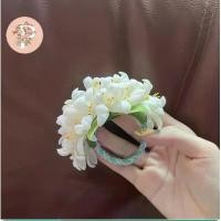 ราคา ขายดีประจำเดือนนี้ ยางรัดผม เครื่องประดับผม ดอกปีบครึ่งวง (1735451794685003121)