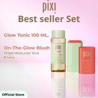 ราคา [Best Seller Set] Pixi Glow Tonic 100ml + On-the-Glow Blush Stick เซ็ต โทนเนอร์ โกลว โทนิค ผัดเซลล์ผิว + บลัช เนื้อบาล์ม (1735433463504078514)