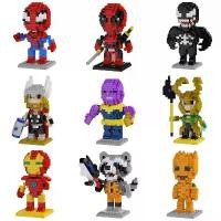 ราคา ตัวต่อ Marvel Legends Building Blocks เลโก้ เดดพูล สไปเดอร์แมน ไอรอนแมน โลคิ ตัวการ์ตูน ของเล่นสำหรับเด็ก ของขวัญ (1735236270549796849)