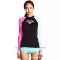 ราคา ROXY ชุดว่ายน้ำผู้หญิง แขนยาว 2 ชิ้น ทรงเข้ารูป แห้งเร็ว สำหรับโต้คลื่น ป้องกันแสงแดด เหมาะสำหรับสกีน้ำ ดำน้ำตื้น ว่ายน้ำ และว่ายน้ำทั่วไป ปี 2026 (1734807909891540859)