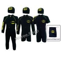 ราคา ชุดว่ายน้ำ BATMAN แบทแมน (ลิขสิทธ์แท้) แถม หมวก และ ถุงใส่ชุด ชุดว่ายน้ำเด็ก ชุดว่ายน้ำเด็กชาย ชุดว่ายน้ำเด็กผู้ชาย Swimwear ว่ายน้ำ (1735463338641622360)