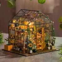 ราคา ชุดบ้านตุ๊กตาขนาดเล็ก DIY บ้านดอกไม้ งานฝีมือ 3D แบบประกอบเอง ของเล่นโมเดลตกแต่งห้องนอนพร้อมเฟอร์นิเจอร์ ของขวัญ (1734807475342771531)