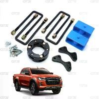 ราคา ชุด ยกสูง ด้านหน้า 2 นิ้ว ด้านหลัง สีน้ำเงิน ดำเงา,สำหรับ Isuzu D-Max Hi-Lander X-Series V-Cross ปี 2020-2021 (1735460065152239464)