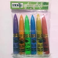 ราคา [พร้อมส่ง] ดินสอ แขก ดินสอเขียนขอบตา ดินสอเขียนคิ้ว สีดำ (บรรจุ1แพ็ค6ชิ้น) (1733691697203807260)