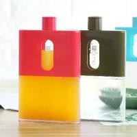 ราคา UTUK ปลอดสาร BPA หนังสือกระดาษขนาด A5 ขวดน้ำ ขวดแฟลก ขวดน้ำแบบแบน ขวดพลาสติก แบบพกพา แผ่นกระดาษ สมุดบันทึก ขวดน้ำ ขวดสำหรับเครื่องดื่มแบบแบน (1735147190914090589)