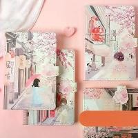ราคา สมุดโน้ต A5 สไตล์ญี่ปุ่น ลายดอกซากุระ แมวสุดน่ารัก หัวเข็มขัดแม่เหล็ก หน้าสี สำหรับนักเรียน สมุดบัญชี สมุดบันทึก สมุดไดอารี่ สินค้าใหม่ (1735491622479562018)