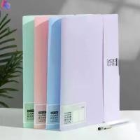 ราคา COD แฟ้มโชว์เอกสาร คละสี พลาสติก PP ขนาด A4 มีสายรัด แฟ้มใส่เอกสาร แฟ้ม แฟ้มเอกสาร แฟ้มซอง ซองโชว์เอกสารพลาสติกใส แฟ้มเก็บเอกสาร พร้อมส่ง (1734341148186150000)