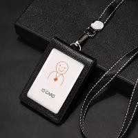 ราคา ที่ใส่ป้ายหนังสองชั้นพร้อมสายคล้องสำหรับบัตรงานธุรกิจ ที่ใส่บัตรประจำตัว อุปกรณ์สำนักงาน และที่ใส่บัตรรถโดยสาร (1734995686708184557)