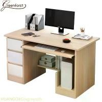 ราคา Greenforst โต๊ะคอมพิวเตอร์ โต๊ะทำงาน ลิ้นชัก3ชั้น มีถาดวางคีย์บอร์ด แท่นวางCPU รุ่น A-2240 แนะนำ (1734573373210657846)