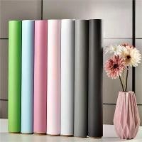 ราคา วอลเปเปอร์ไวนิลพีวีซีแบบด้าน กันน้ำ ติดเองได้ สวยน่ารัก สำหรับห้องครัว ตู้เก็บของ โต๊ะทำงาน และผนัง ใช้เป็นฟิล์มกันเปื้อน/กระดาษกาวติดผนัง (contact paper) ได้ เหมาะกับการตกแต่งบ้าน มาในรูปแบบม้วน (173